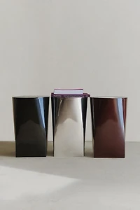 TABLE D'APPOINT ACIER INOXYDABLE