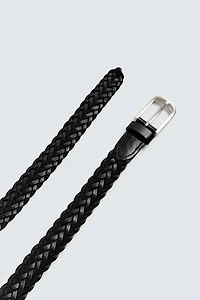 BRAIDED LEATHER BELT