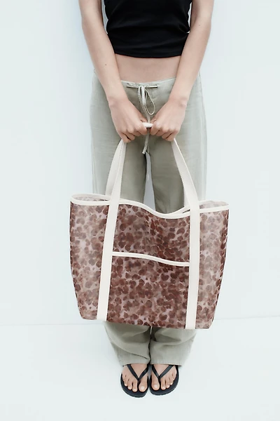 ANIMAL PRINT MAXI SHOPPER