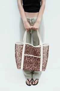 ANIMAL PRINT MAXI SHOPPER