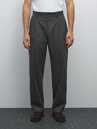 Pantalon relaxed fit à rayures tennis