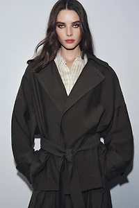 ZW COLLECTION FLOWY BELTED JACKET