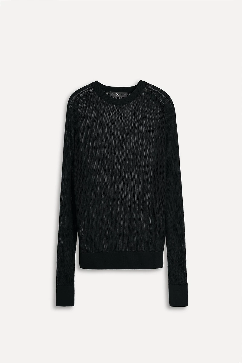 OPEN KNIT SWEATER 50TH ANNIVERSARY