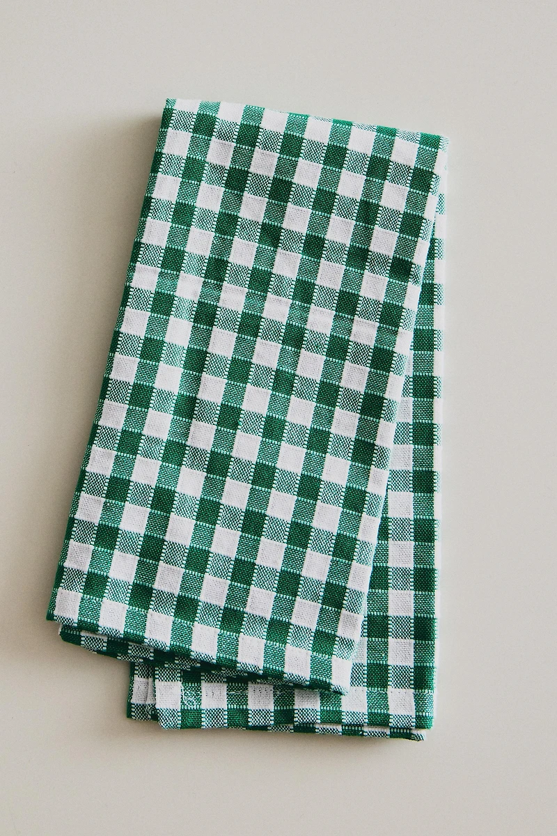 GINGHAM CHECK NAPKINS (PACK OF 2)