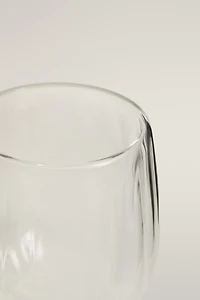 BOROSILICATE DOUBLE-WALL TUMBLER WITH LINES