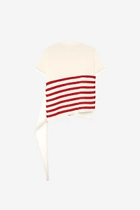 ASYMMETRIC STRIPED KNIT TOP - THE ITEM ZARA WOMAN