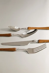 4-PIECE WOODEN FLATWARE SET