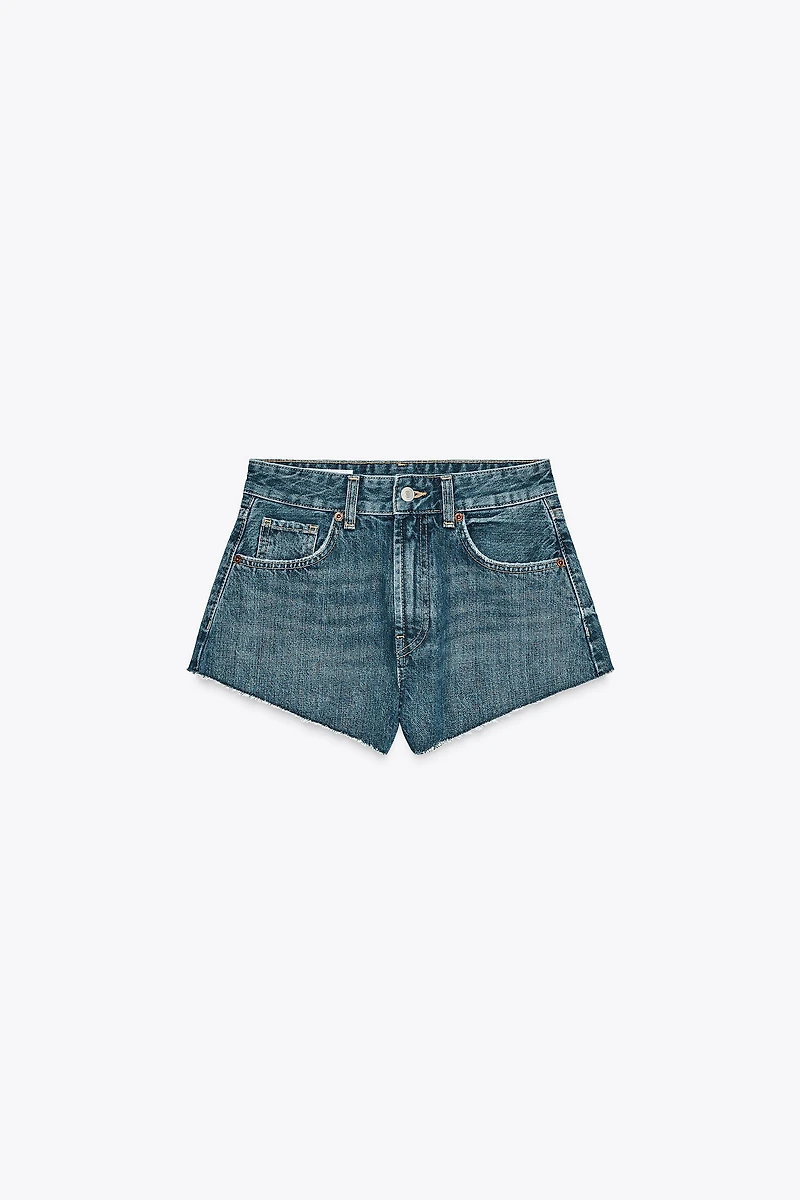 SHORT MINI EN JEAN TRF TAILLE NORMALE