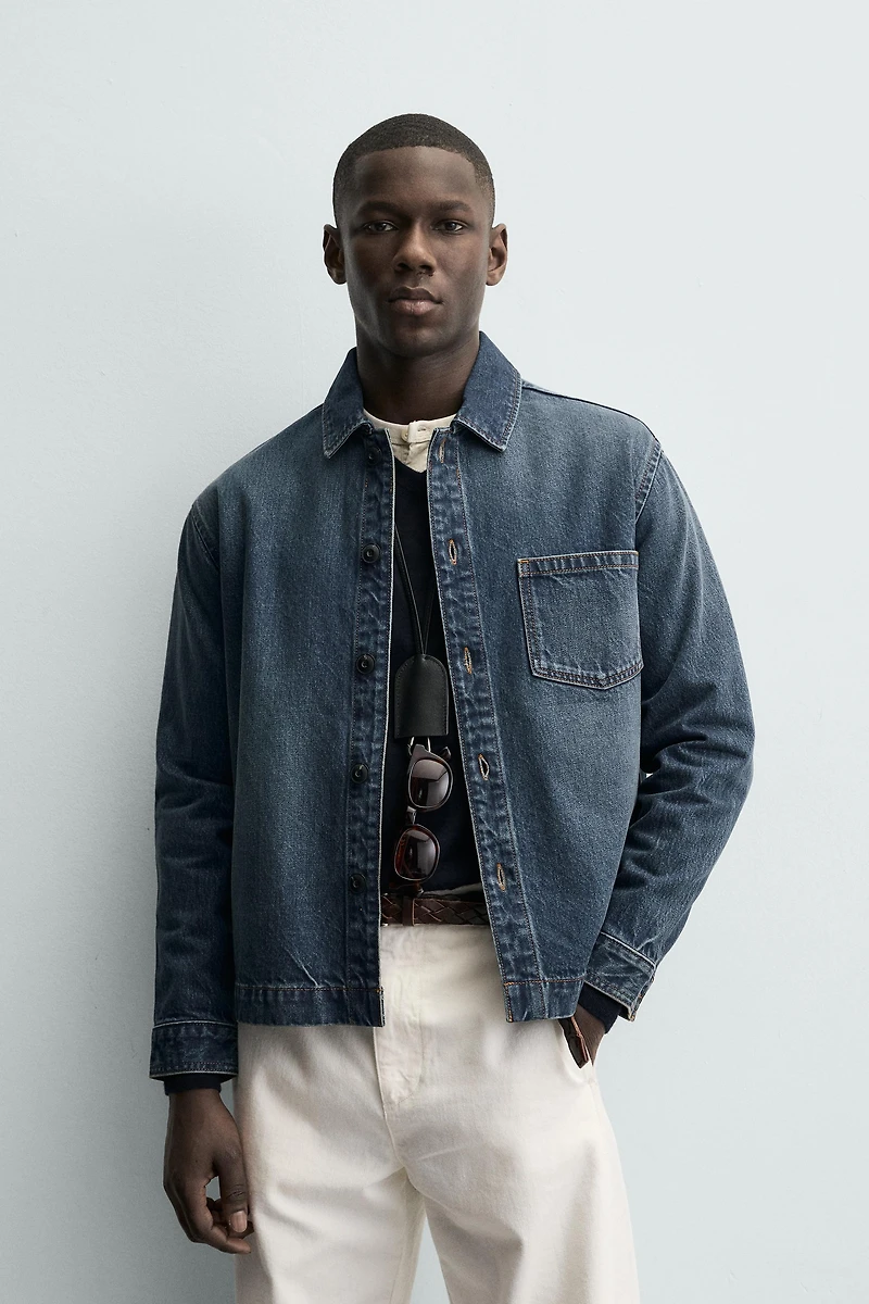 WASHED DENIM SHIRT