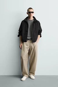 PANTALON BALLON FIT À PLIS