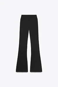 SEAMLESS NYLON FLARE PANTS