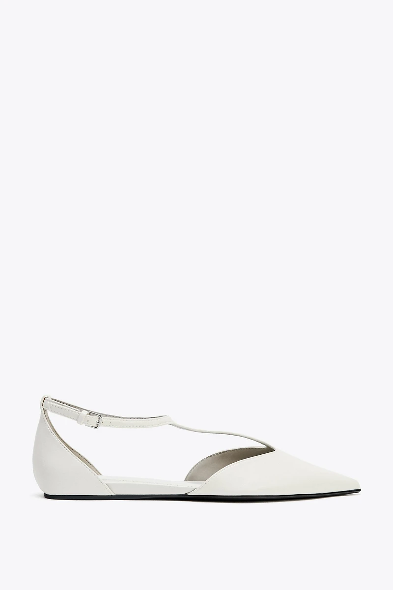 ANKLE STRAP FLAT SHOES