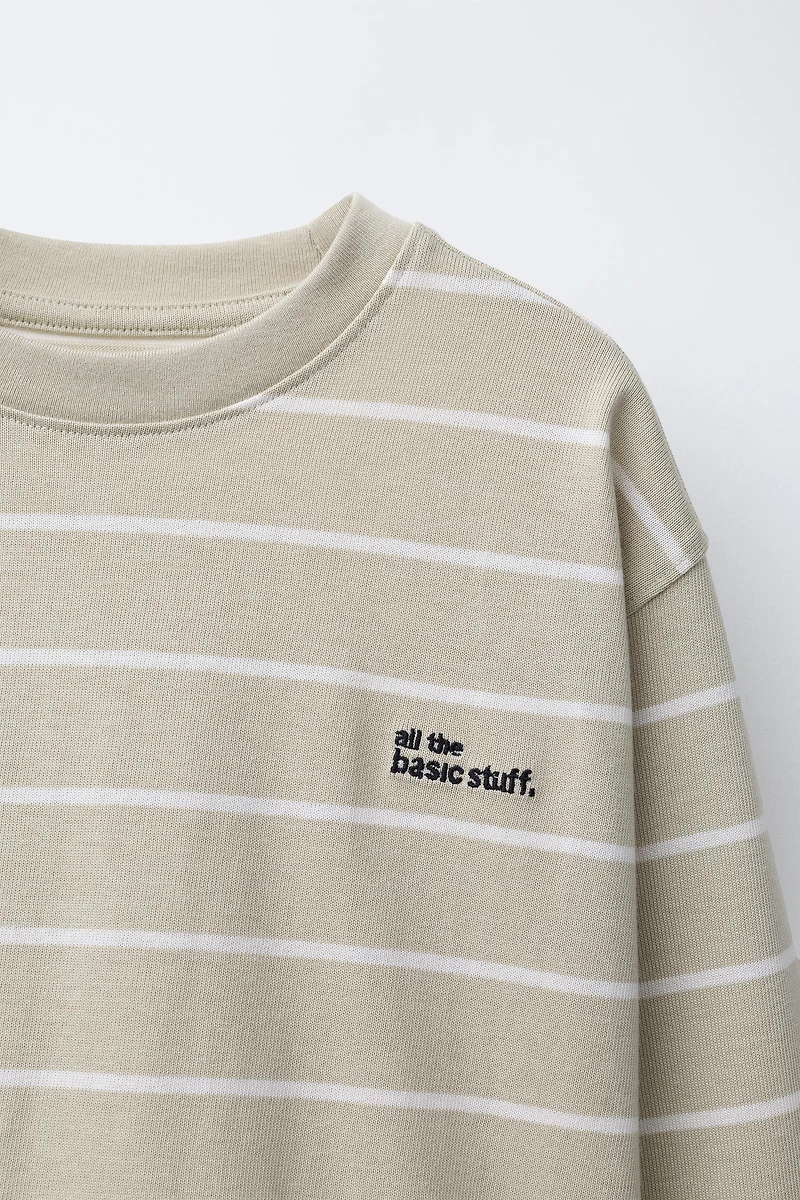 HEAVYWEIGHT STRIPED T-SHIRT