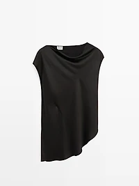 Top satiné asymétrique - LIMITED
