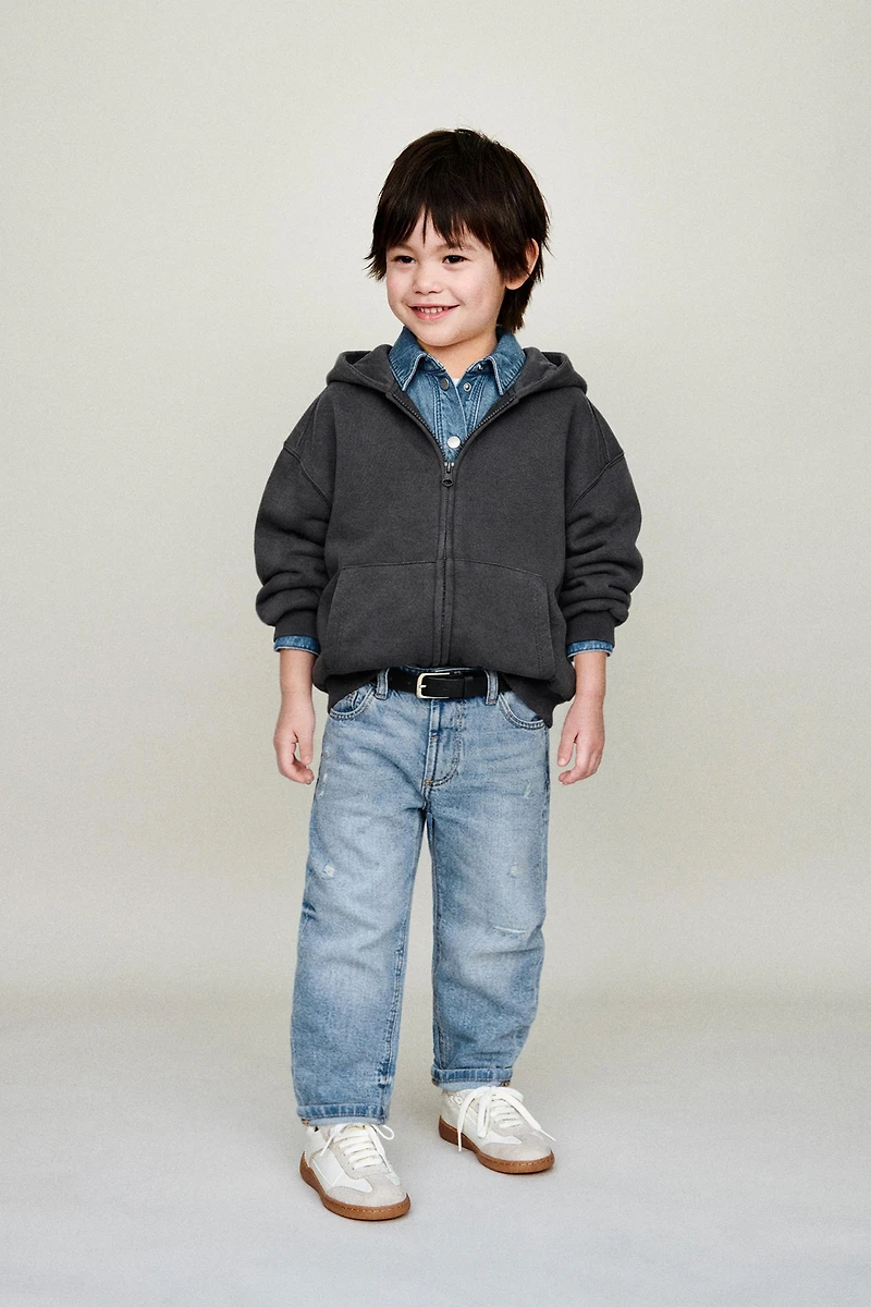 JEAN BAGGY TAILLE BASSE DÉCHIRÉ