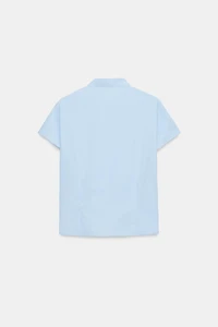 POPLIN SHIRT WITH FROG FASTENING
