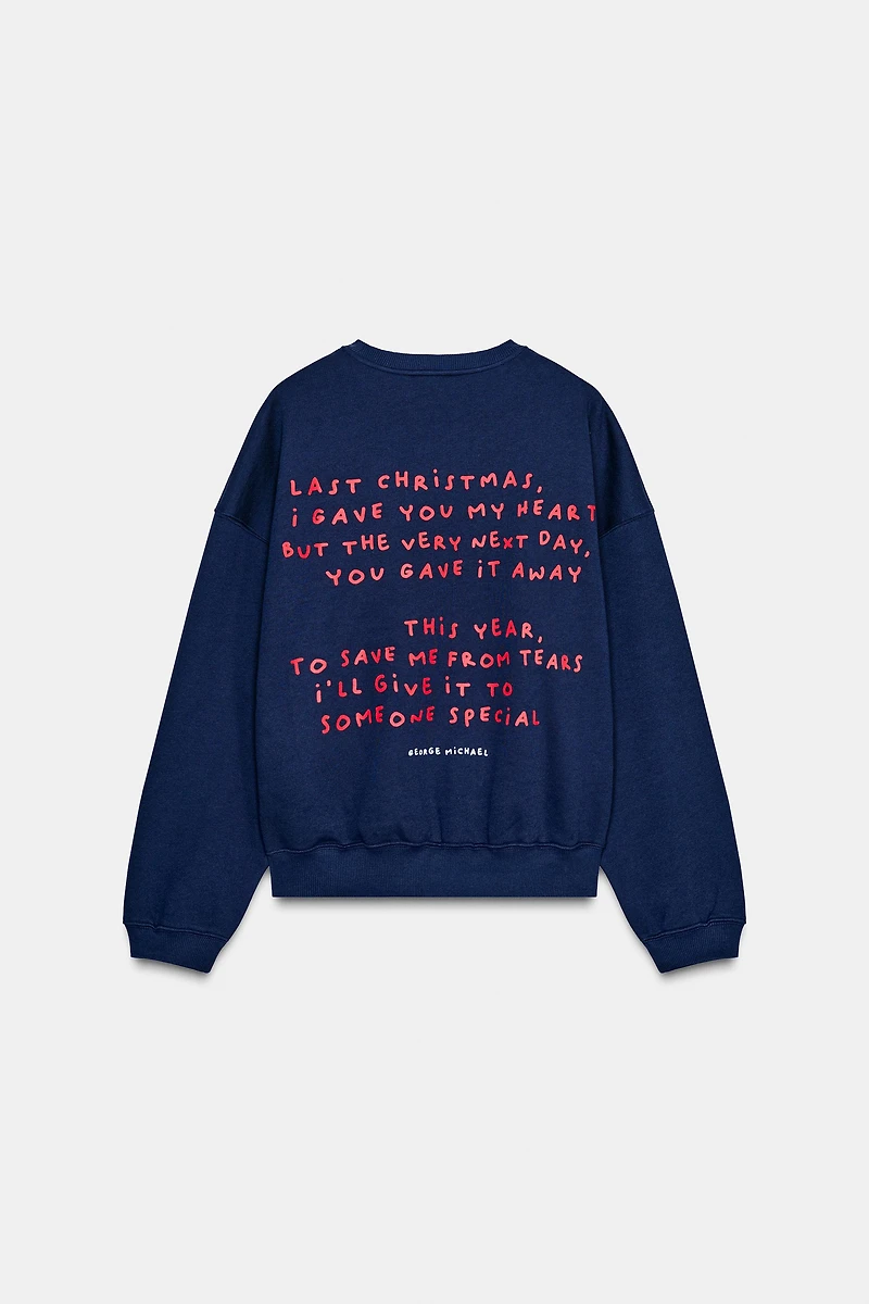 GEORGE MICHAEL CHRISTMAS SWEATSHIRT
