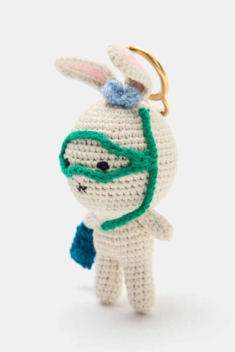 BUNNY CHARM KEYCHAIN