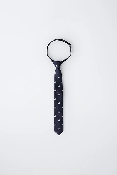 ANIMAL PRINT TIE