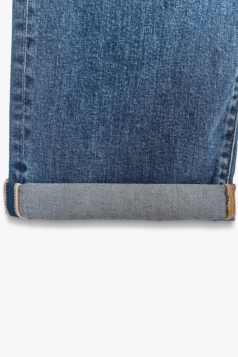 Z.07 RELAXED FIT HI-RISE CUFFED JEANS