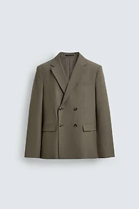 VESTE DE COSTUME À BOUTONNAGE CROISÉ