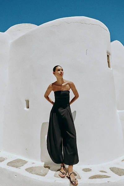 MIDI STRAPLESS JUMPSUIT