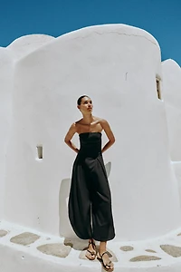 MIDI STRAPLESS JUMPSUIT