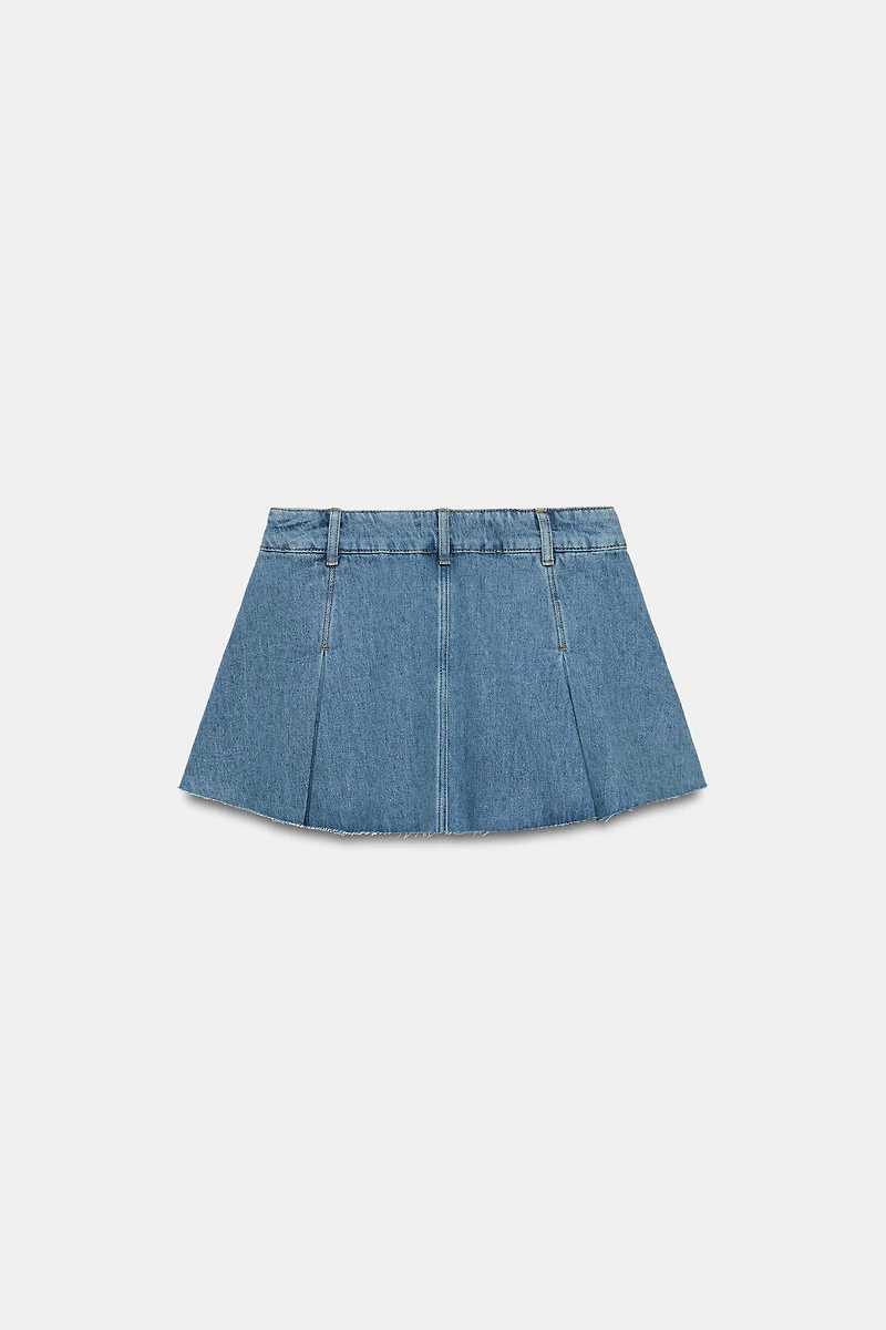 ZW COLLECTION DENIM MINI SKIRT