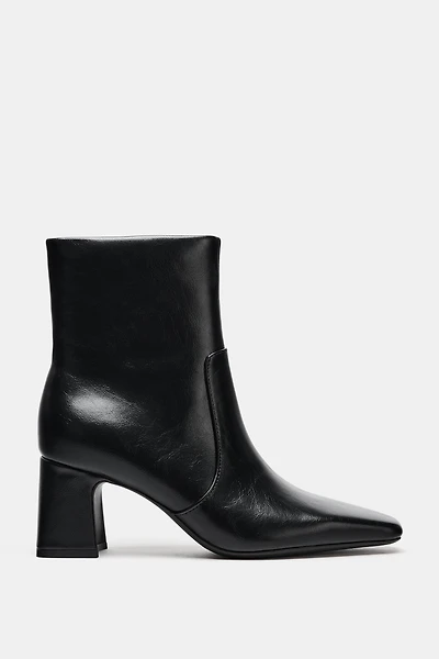 BLOCK HEEL ANKLE BOOTS