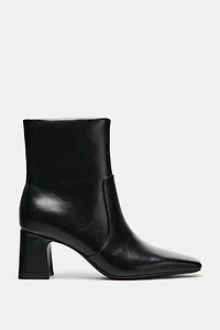 BLOCK HEEL ANKLE BOOTS
