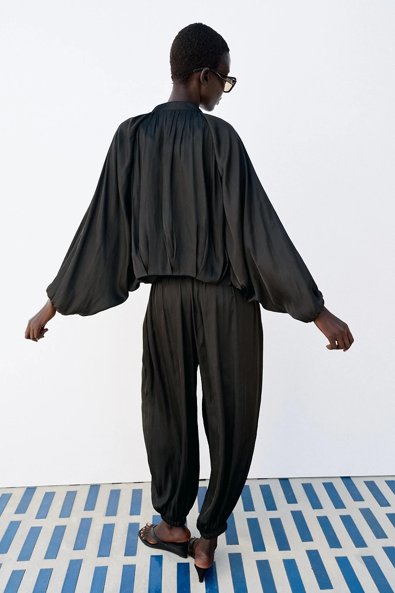 VESTE BOMBER SATINÉE