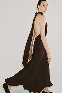 ROBE HALTER SATINÉE ZW COLLECTION