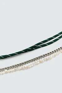 CHAÎNE COMBINÉE AVEC LACET