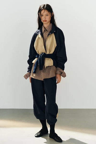 NYLON SIDE STRIPE TROUSERS