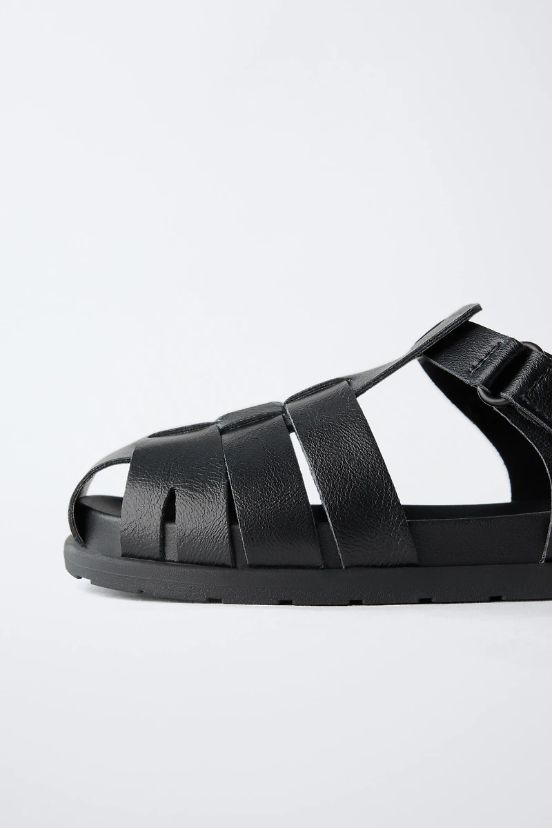 STRAPPY FISHERMAN SANDALS