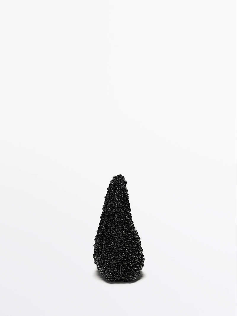 Mini bag with beading