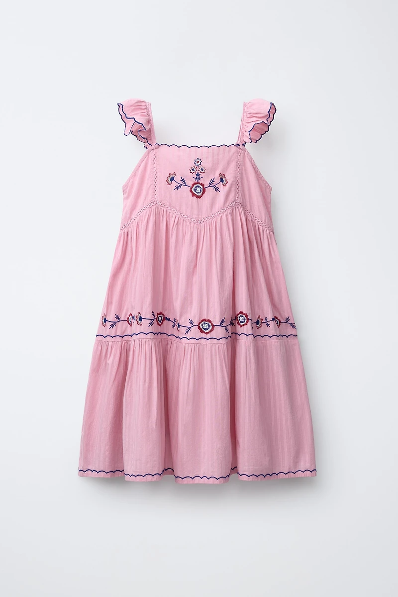EMBROIDERED DRESS