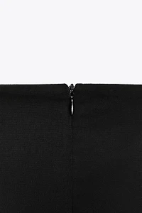 PLEATED WRAP SKORT