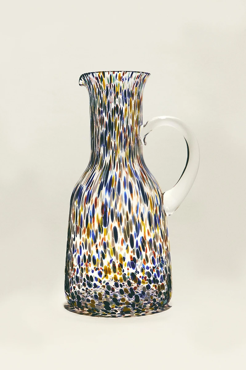 PICHET VERRE RECYCLABLE MULTICOLORE