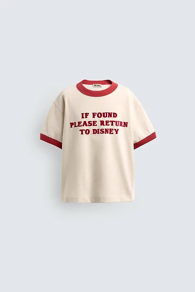 2-6 YEARS / HARRY LAMBERT FOR ZARA X DISNEY TEXT T-SHIRT