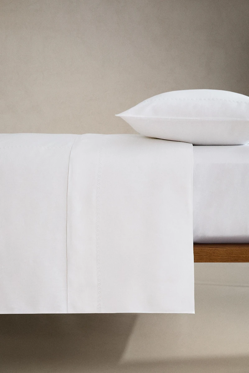 LINEN HEMSTITCHED DUVET COVER