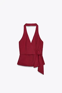 KNOTTED HALTER VEST