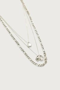 COMBINED METALLIC NECKLACE 3-PACK