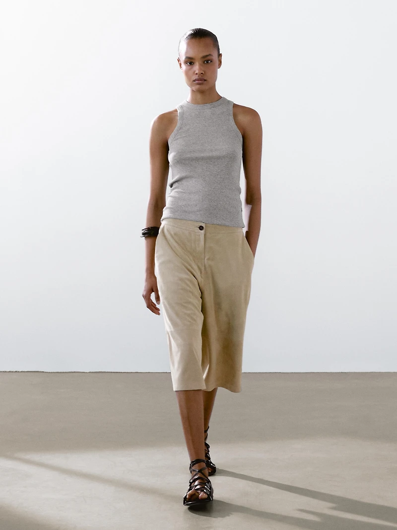 100% cotton halter top