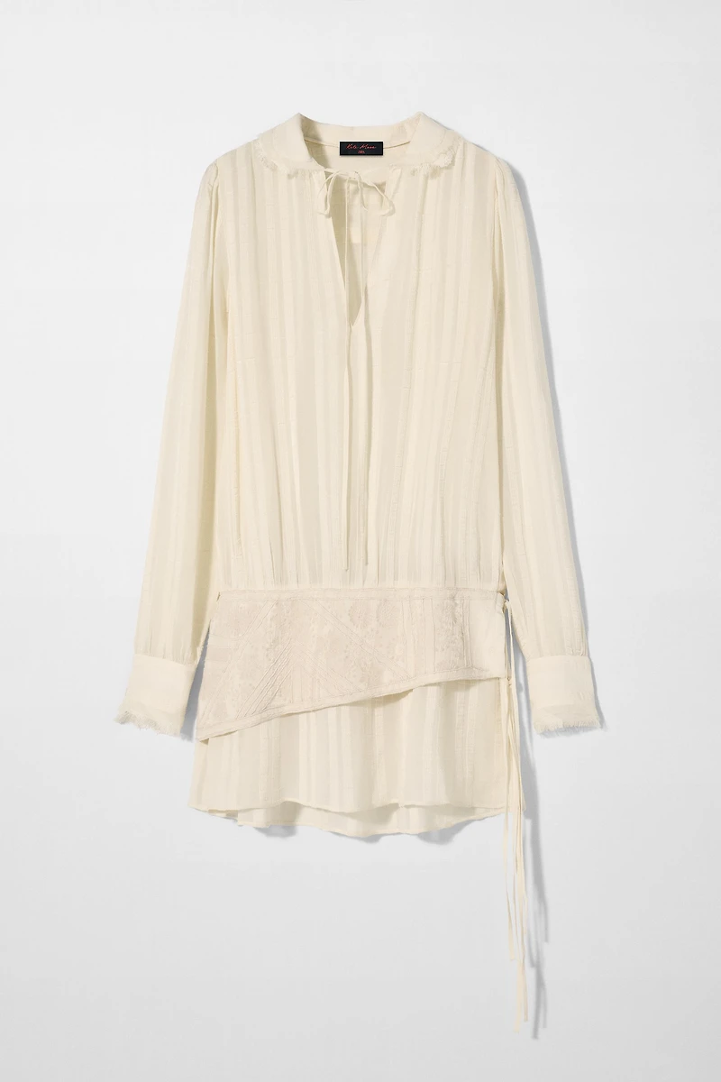 EMBROIDERED SASH DRESS KATE MOSS X ZARA