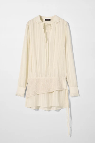 EMBROIDERED SASH DRESS KATE MOSS X ZARA