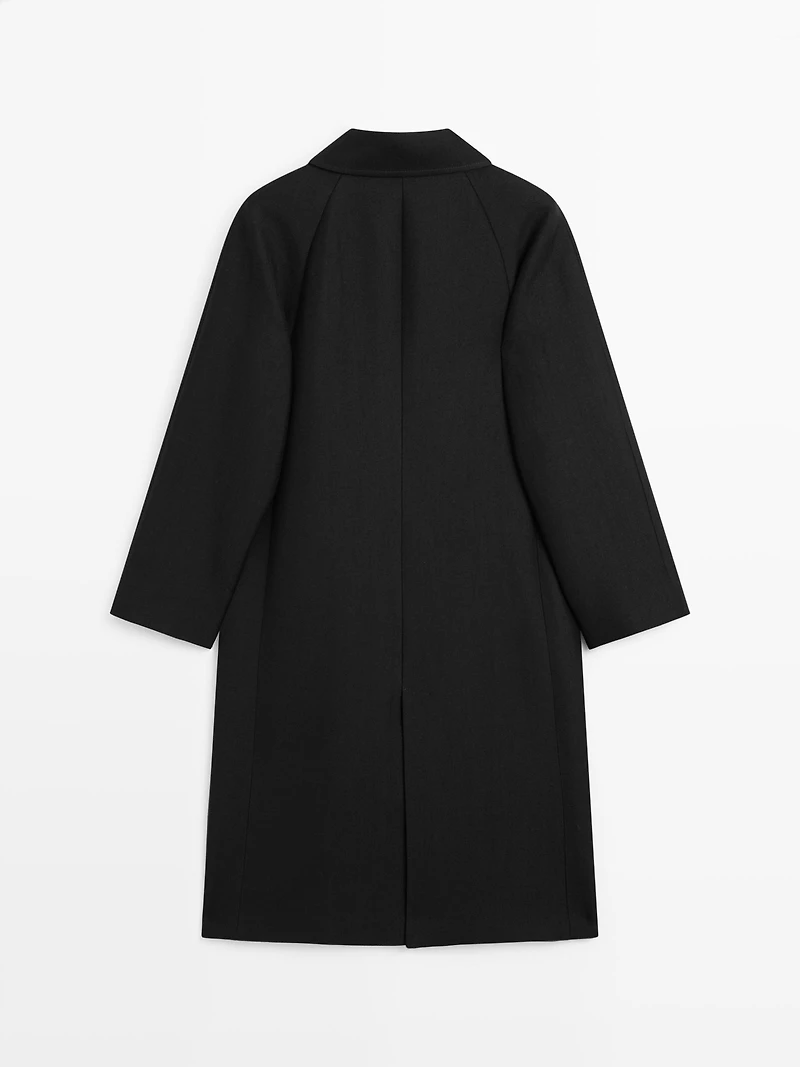 Manteau laine long