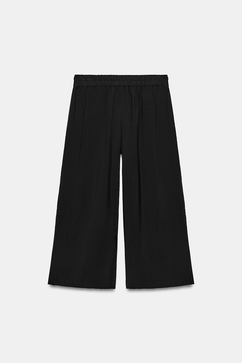 PLEATED CULOTTE PANTS