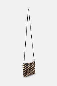 MINI SAC BANDOULIÈRE BOULES EN BOIS