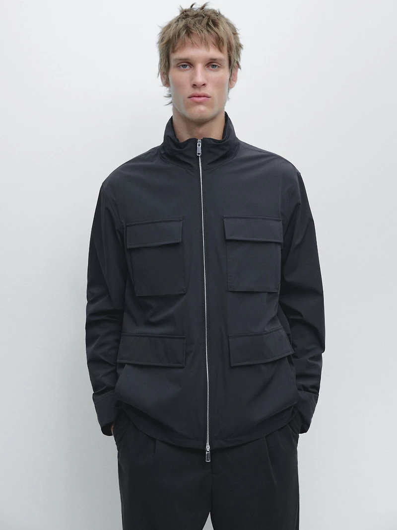 Stretch fabric jacket